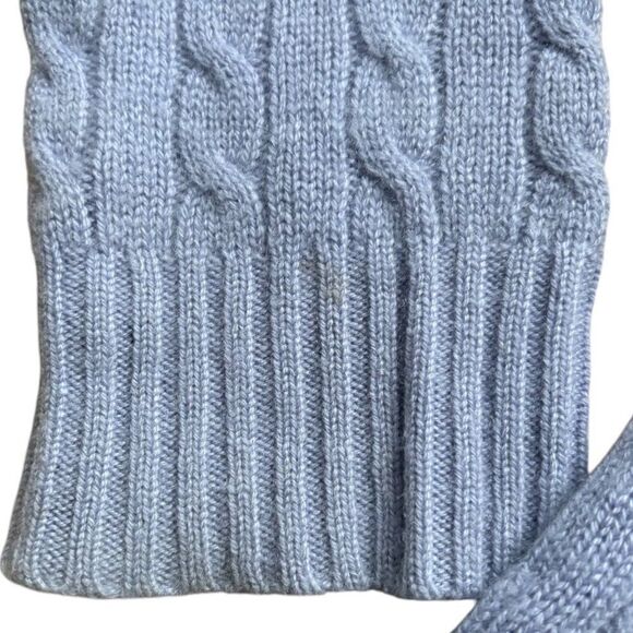 CHARTER CLUB 100% Cashmere Cable Knit Turtleneck Sweater Pullover 2-Ply Soft LS - Picture 5 of 7